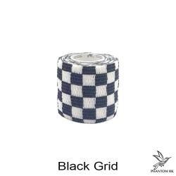 Bandagem Phantom HK - 2,5cm x 4,5m esticado – Estampada - Black Grid