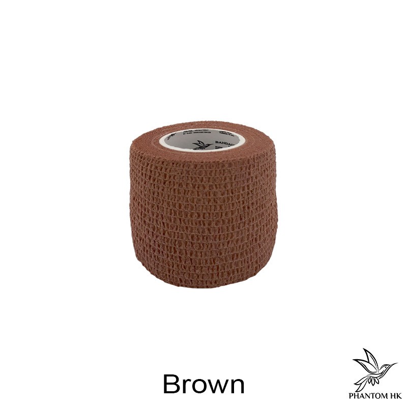 Bandagem Phantom - 5cm x 4,5m Esticado - Lisa - Brown